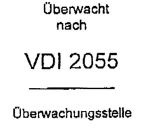 Überwacht nach VDI 2055 Überwachungsstelle Logo (EUIPO, 22.07.1997)