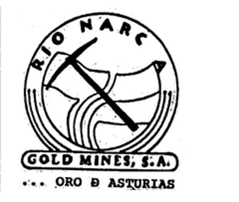 RIO NARC A GOLD MINES, S.A. ... ORO DE ASTURIAS Logo (EUIPO, 24.02.1998)