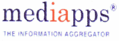 mediapps THE INFORMATION AGGREGATOR Logo (EUIPO, 11/17/1999)