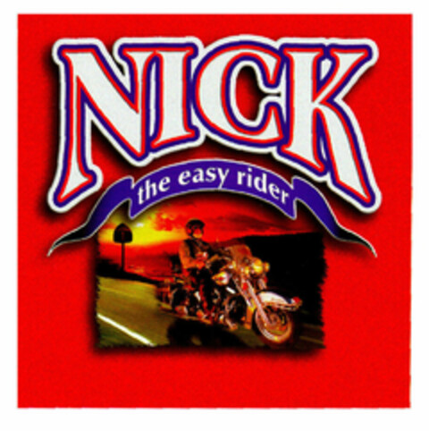 NICK the easy rider Logo (EUIPO, 01/03/2000)