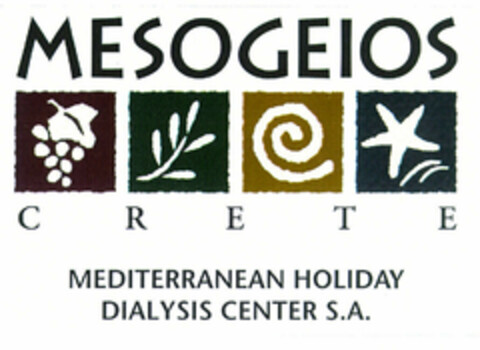 MESOGEIOS CRETE MEDITERRANEAN HOLIDAY Logo (EUIPO, 23.10.2000)