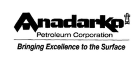 Anadarko Petroleum Corporation Bringing Excellence to the Surface Logo (EUIPO, 21.03.2006)