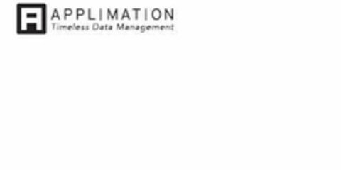 A APPLIMATION Timeless Data Management Logo (EUIPO, 09/24/2007)