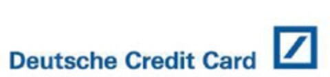 Deutsche Credit Card Logo (EUIPO, 05/06/2009)