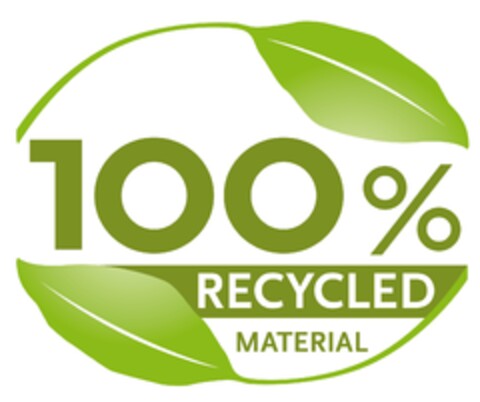 100% RECYCLED MATERIAL Logo (EUIPO, 06/17/2011)