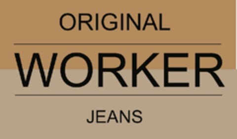 ORIGINAL WORKER JEANS Logo (EUIPO, 12.02.2012)