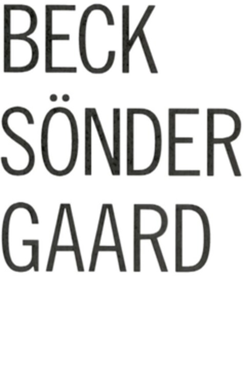 BECK SÖNDER GAARD Logo (EUIPO, 02.11.2012)