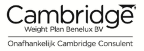 Cambridge Weight Plan Benelux BV 
Onafhankelijk Cambridge Consulent Logo (EUIPO, 20.09.2013)