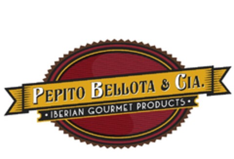 PEPITO BELLOTA & CIA. IBERIAN GOURMET PRODUCTS Logo (EUIPO, 11/26/2014)