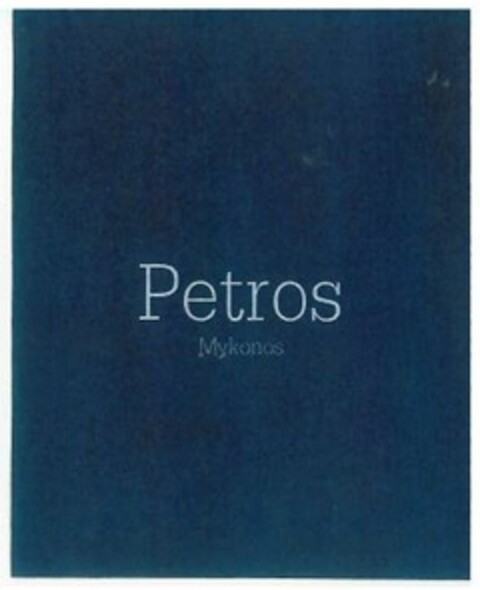 Petros Mykonos Logo (EUIPO, 02.12.2014)