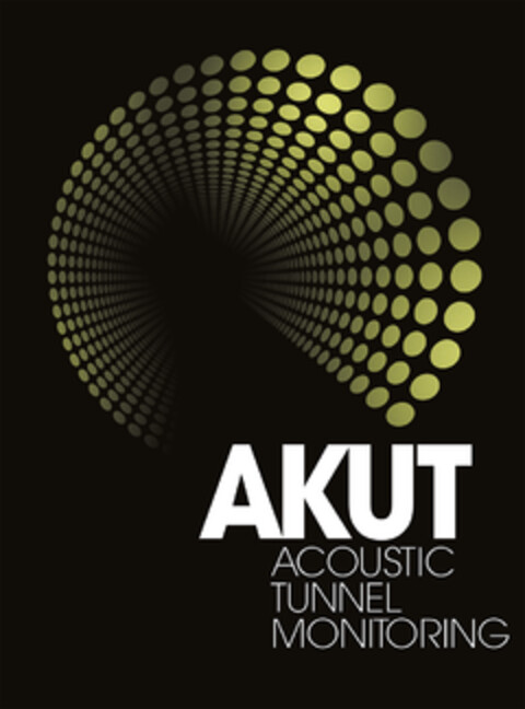 AKUT ACOUSTIC TUNNEL MONITORING Logo (EUIPO, 03/30/2015)