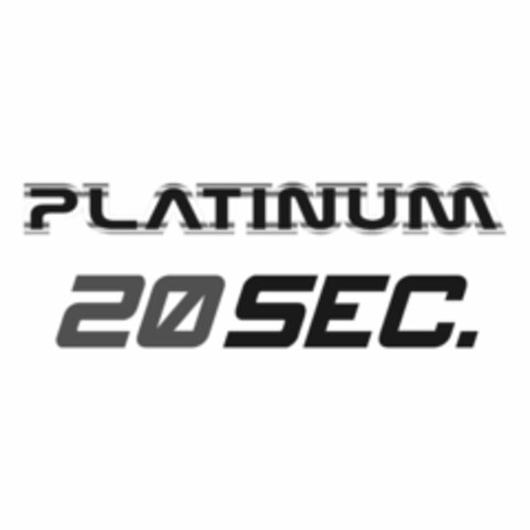 PLATINUM 20 SEC. Logo (EUIPO, 18.05.2017)