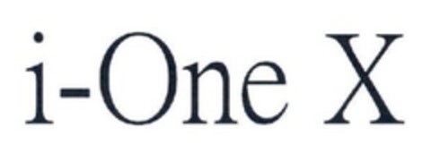 i One X Logo (EUIPO, 07/01/2019)