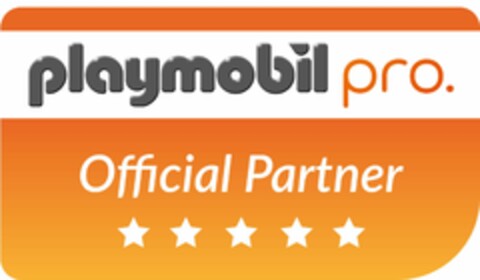 playmobil pro. Official Partner Logo (EUIPO, 01.06.2021)