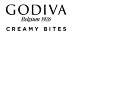 GODIVA Belgium 1926 CREAMY BITES Logo (EUIPO, 11.04.2022)