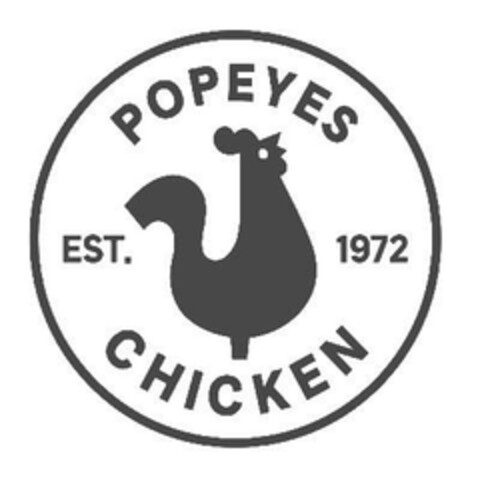 POPEYES EST. 1972 CHICKEN Logo (EUIPO, 28.09.2023)