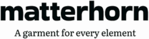 matterhorn A garment for every element Logo (EUIPO, 03/19/2024)