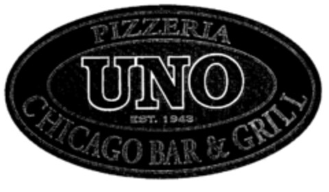 UNO PIZZERIA ORIGINAL CHICAGO BAR & GRILL EST. 1943 Logo (EUIPO, 01.04.1996)