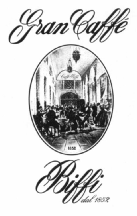 Gran Caffé Biffi dal 1852 Logo (EUIPO, 09.06.2000)
