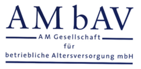 AM bAV AM Gesellschaft für betriebliche Altersversorgung mbH Logo (EUIPO, 07/10/2003)