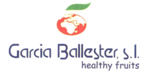 Garcia Ballester, s.l. healthy fruits Logo (EUIPO, 12.03.2004)