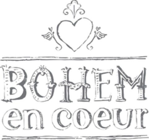 Bohem en coeur Logo (EUIPO, 25.01.2011)
