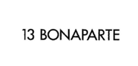 13 BONAPARTE Logo (EUIPO, 08/31/2011)