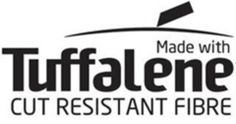 MADE WITH TUFFALENE CUT RESISTANT FIBRE Logo (EUIPO, 01/02/2012)