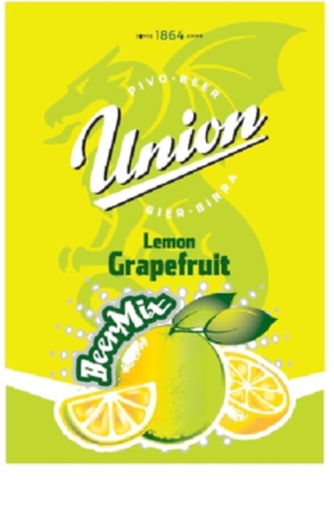 UNION LEMON GRAPEFRUIT BEER MIX Logo (EUIPO, 31.07.2012)