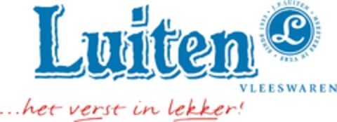 L J.F. LUITEN MEESTERS IN VERS SINDS 1933 Luiten VLEESWAREN ... het verst in lekker! Logo (EUIPO, 22.10.2013)