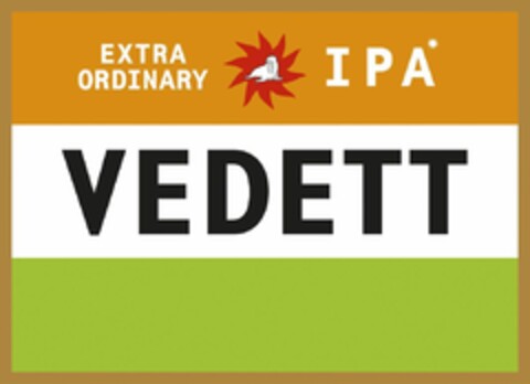 VEDETT IPA EXTRA ORDINARY Logo (EUIPO, 05.03.2014)