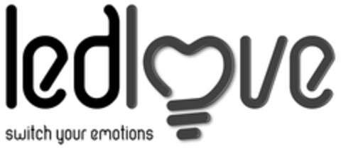 ledlove switch your emotions Logo (EUIPO, 27.10.2014)