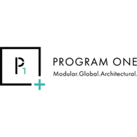 P1 PROGRAM ONE Modular.Global.Architectural. Logo (EUIPO, 14.11.2018)