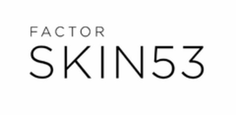 FACTOR SKIN53 Logo (EUIPO, 11.03.2022)