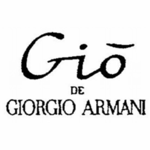 GIÒ DE GIORGIO ARMANI Logo (EUIPO, 10.01.2023)