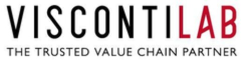 VISCONTILAB THE TRUSTED VALUE CHAIN PARTNER Logo (EUIPO, 16.02.2024)
