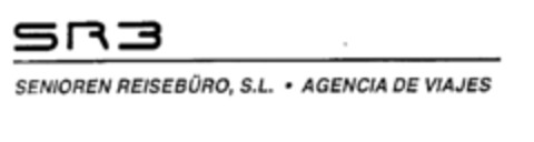 SR3 SENIOREN REISEBÜRO, S.L. · AGENCIA DE VIAJES Logo (EUIPO, 10.12.1997)