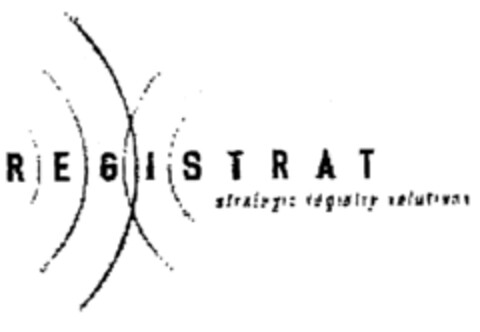 REGISTRAT strategic registry solutions Logo (EUIPO, 21.08.2000)