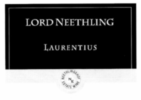 LORD NEETHLING LAURENTIUS NEETHLINGSHOF NE ESTATE WINE Logo (EUIPO, 11/30/2000)