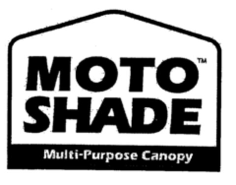 MOTO SHADE Multi-Purpose Canopy Logo (EUIPO, 14.02.2002)