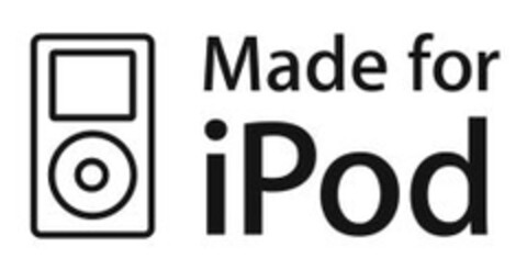 Made for iPod Logo (EUIPO, 02/10/2006)