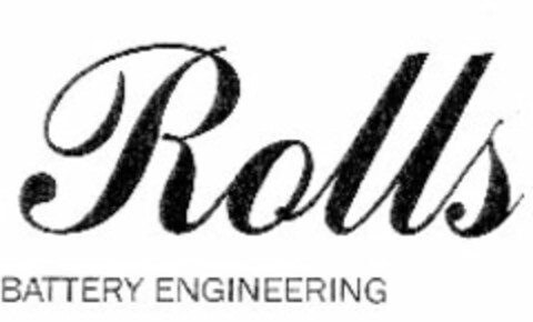 Rolls BATTERY ENGINEERING Logo (EUIPO, 02/07/2007)