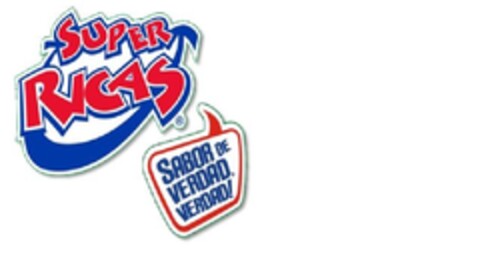 SUPER RICAS SABOR DE VERDAD VERDAD. Logo (EUIPO, 09/28/2010)