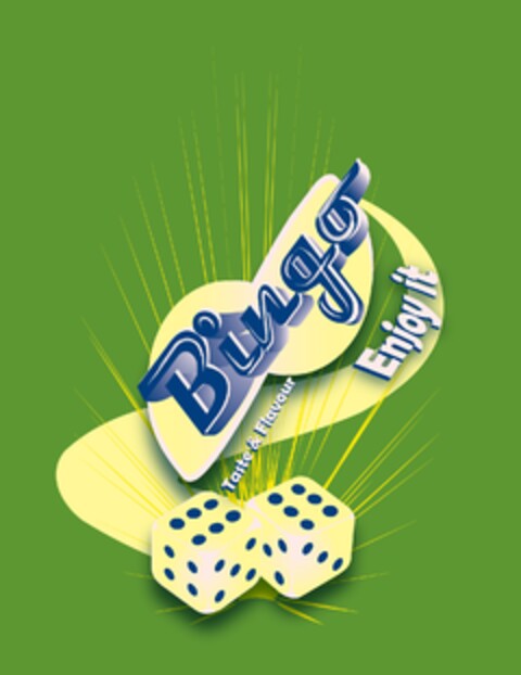 BINGO TASTE FLAVOUR ENJOY IT Logo (EUIPO, 14.09.2013)