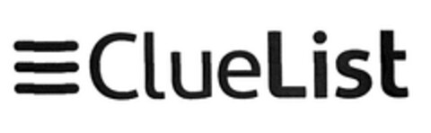 ClueList Logo (EUIPO, 12/09/2013)