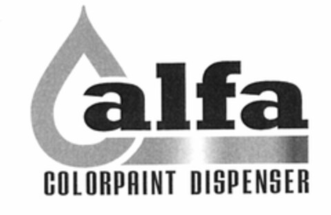 ALFA COLORPAINT DISPENSER Logo (EUIPO, 14.07.2014)