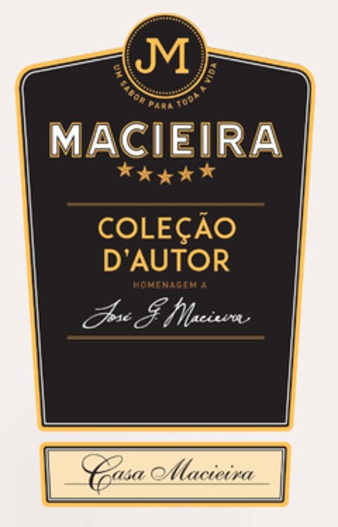 M MACIEIRA COLECAO D'AUTOR Logo (EUIPO, 22.12.2014)