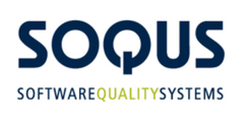 SOQUS SOFTWARE QUALITY SYSTEMS Logo (EUIPO, 11/06/2015)