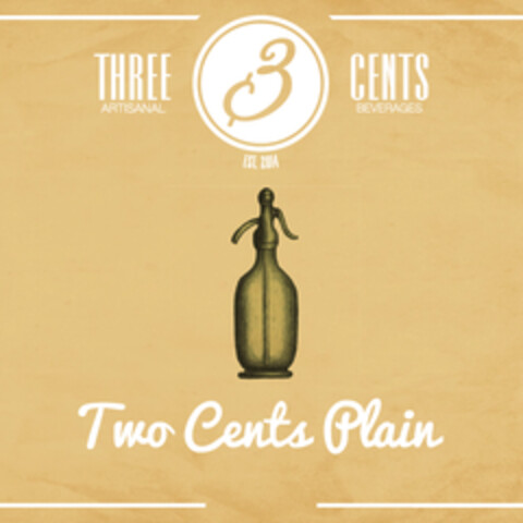 3 THREE CENTS ARTISANAL BEVERAGES Two Cents Plain EST. 2014 Logo (EUIPO, 19.04.2018)