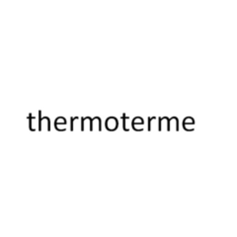 THERMOTERME Logo (EUIPO, 21.01.2019)